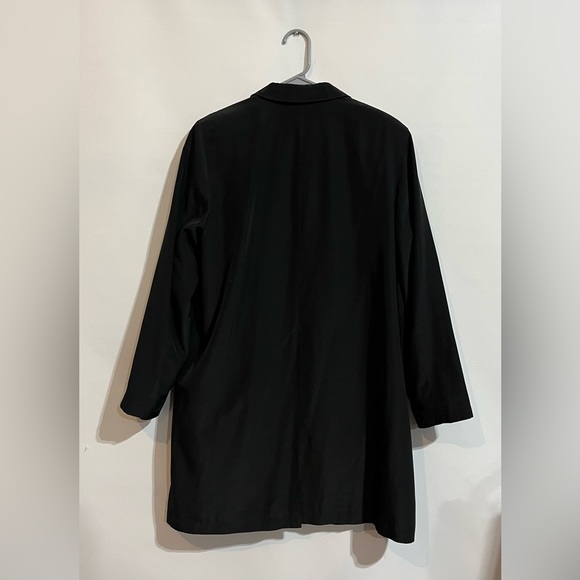 DONTELLA Woman’s‎ Black Hidden Button Dress Coat Size Small - Picture 2 of 4